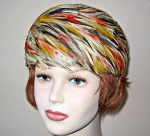 Wonderful Vintage 1950's Pillbox Feather Hat