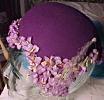 Pretty Purple Vintage Hat