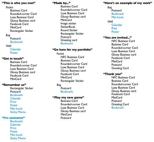 ... new products emerge.